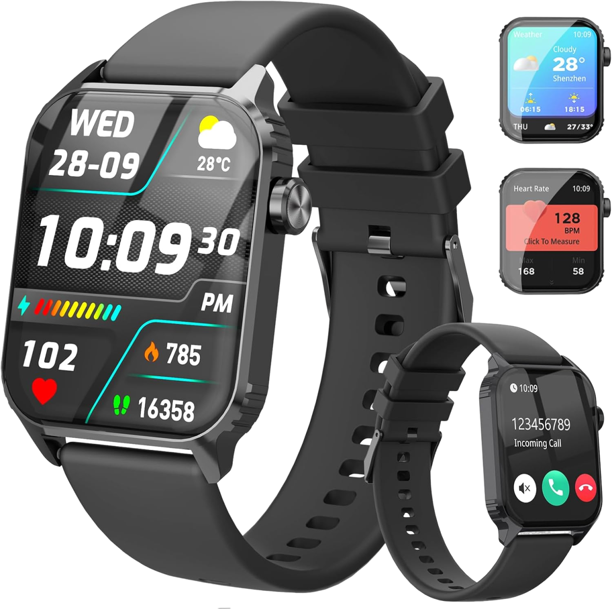 Smart Watches for Women Men, 1.83" HD Smartwatch with 120 Sports Modes